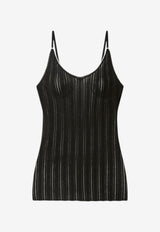 Isabel Marant India Ribbed Tank Top Black PU0865FAD1L10I_01BK