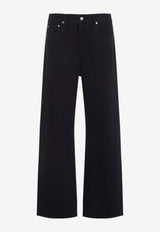 Le De-Nimes Droit Straight-Leg Jeans