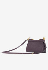 Dolce & Gabbana Mini Sicily Dauphine Leather Top Handle Bag Bordeaux BB7116-B1001-8M073
