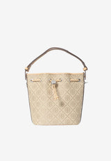 Tory Burch T Monogram Jacquard Bucket Bag Sand 186840--250