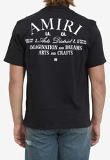 Amiri Arts District Printed T-shirt Black AMJYTE1034--001