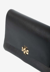 Tory Burch Charlie Smooth Leather Shoulder Bag Black 180726--001