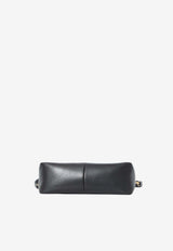 Tory Burch Charlie Smooth Leather Shoulder Bag Black 180726--001