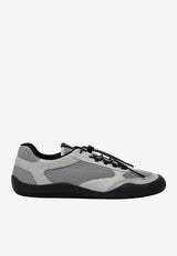 Prada Speedrock Leather and Mesh Sneakers Gray 2EE468G0003ZM0/T_PRADA-F0031