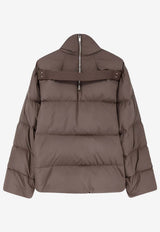 Moncler + Rick Owens Cyclopic Down Padded Jacket Brown MU01F1A08M8115_828