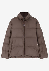 Moncler + Rick Owens Cyclopic Down Padded Jacket Brown MU01F1A08M8115_828