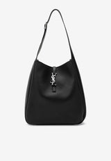 Saint Laurent Large Le 5 À 7 Shoulder Bag in Hammered Calfskin Black 753837AACQG/S_YSL-1000