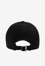 Saint Laurent Cassandre Baseball Cap Black 8646083YT51/S_YSL-1000