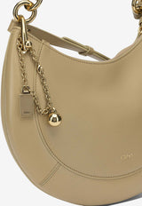 Chloé Small Banana Leather Shoulder Bag Beige CH26AS921S6024F_8e99eff7-61e9-4394-a73c-82bcb79aabe4