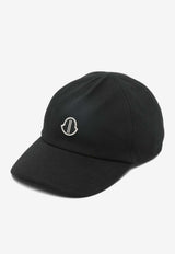 Moncler + Rick Owens Logo Patch Cap Black MU01F3B0289BAD_999