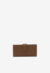 Ferragamo Gancini Continental Leather Wallet Brown 0795521_df6ee885-82dd-4e18-b95b-dd1e2f497250