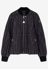 Moncler + Rick Owens Geocamo Down Flight Jacket Black MU01F1A01M8113_999