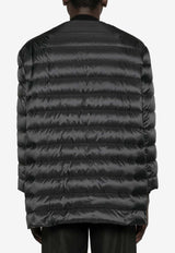 Moncler + Rick Owens Flight Lightweight Parka Jacket Black MU01F1A06M8114_999