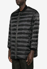 Moncler + Rick Owens Flight Lightweight Parka Jacket Black MU01F1A06M8114_999