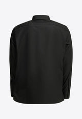 Givenchy Logo Embroidered Casual Shirt Black BM616M165R001_f9253c82-be68-4c47-9423-755e02aeaec8