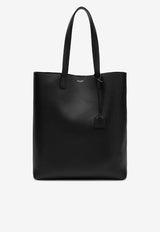 Saint Laurent Bold Leather Tote Bag Black 676657CSU0N/S_YSL-1000