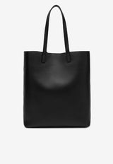 Saint Laurent Bold Leather Tote Bag Black 676657CSU0N/S_YSL-1000