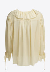 Chloé Silk Ruffle Blouse White CH26AHT72005114_43703a87-52de-4562-923f-afed4a5874e2