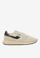 Autry Reelwind Nylon and Suede Sneakers Beige WWLMUT60_16935d1c-d30a-40b7-bd6d-f0c303472655