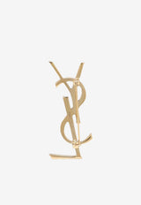 Saint Laurent Cassandre Textured Brooch Gold 748486Y1500/S_YSL-8007