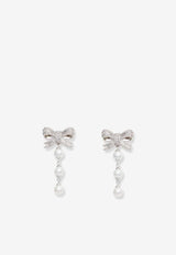 Self-Portrait Pearl Crystal Dangle Earrings Silver PF26-601E-SLSILVER_e2fe391c-4357-4528-a7bf-b7c4645d8c0d