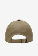 Saint Laurent Embroidered-Logo Baseball Cap Beige 778063D3YP19/S_YSL-9700