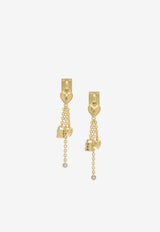 Chloé Mini Paddington Drop Earrings Gold CH26AJE05CB79DC_3a2425ba-33db-4a9a-935b-170a49b29b89