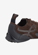 Grip Low-Top Suede Sneakers
