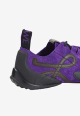 Grip Suede and Leather Sneakers