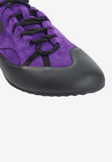 Grip Suede and Leather Sneakers