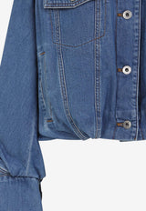 Balloon-Sleeved Denim Jacket