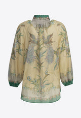 Zimmermann Indra Floral Blouse Multicolor 4538TSS262CSCFL_46def884-da81-41c4-8206-61b38d1f06c2