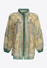 Zimmermann Indra Floral Blouse Multicolor 4538TSS262CSCFL_46def884-da81-41c4-8206-61b38d1f06c2