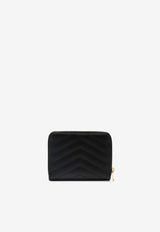 Cassandre Quilted Compact Zip-Around Wallet
