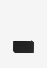 Saint Laurent Fragments Zip Cardholder Black 609362BTY0N/S_YSL-1000