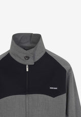 Blouson Gingham Jacket