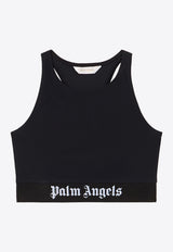 Palm Angels Classic Logo Sports Top Black PWVO024S26FAB001_1010