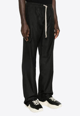 Moncler + Rick Owens Drawstring Track Pants Black MU01F2A02M8115_999