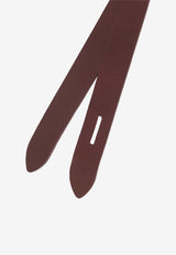 Isabel Marant Lecce Leather Knotted Belt Burgundy 23ACE011CFAA3B65A80BY_8c4558f5-de80-4db2-90b1-23efc4282986