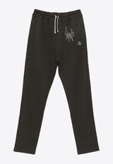 Moncler + Rick Owens Geometric Stitch Track Pants Gray MU01F8H0489B7R_256