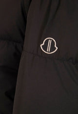 Moncler + Rick Owens Cropped Cyclopic Puffer Jacket Black MU01F1A12M8115_999