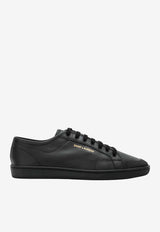 Saint Laurent Gym Sneakers in Smooth Leather Black 82008700N00/S_YSL-1000