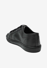Saint Laurent Gym Sneakers in Smooth Leather Black 82008700N00/S_YSL-1000