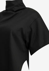 Alaïa Triangle Mock-Neck T-shirt Black AA9I0033J103D999_852ac718-c006-4c4b-a2c3-1863999b2658