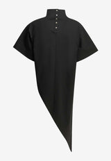 Alaïa Triangle Mock-Neck T-shirt Black AA9I0033J103D999_852ac718-c006-4c4b-a2c3-1863999b2658