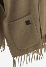 Ferragamo Cashmere Wrap Fringed Poncho Brown 0795395_9bd96431-08a1-4723-acf6-4fb81fa85392