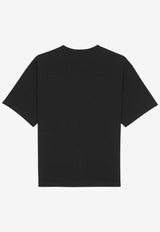 Saint Laurent Cassandre Oversized T-shirt Black 862769Y38AK/S_YSL-1000