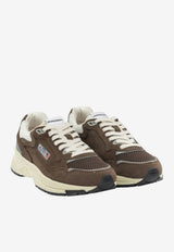 Autry Hyperway Suede and Mesh Sneakers Brown HYLMUM25_0abbc1b0-c8b7-4355-96fc-f79bba01d992