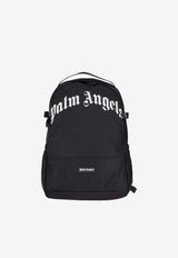 Palm Angels Curved Logo Backpack Black PMNB02IS26FAB001_1003