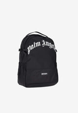 Palm Angels Curved Logo Backpack Black PMNB02IS26FAB001_1003